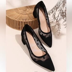 Polka Dot Heels 🖤